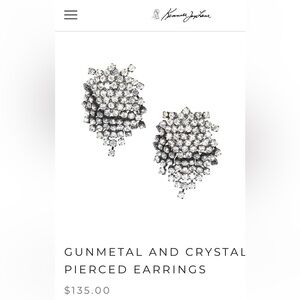 $135 KENNETH JAY LANE *CLIP* EARRINGS